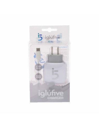 Cargador rapido Tipo C Iglufive 2.1A