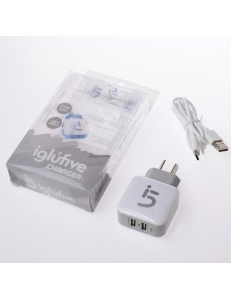 Cargador rapido Tipo C Iglufive 2.1A