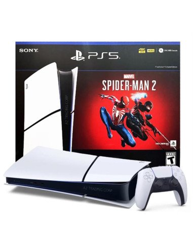 Sony PS5 Digital 1TB + 1 Joystick + Spiderman 2