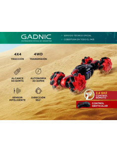 Auto a control remoto Gadnic Twist 19 4x4 360º (RCWL037X) 2