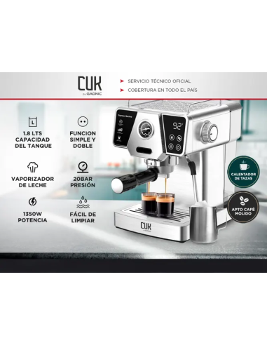 Cafetera Gadnic CME07 automatica 1350W (CAFEXP06)