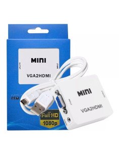Adaptador VGA a HDMI con alimentacion externa (ADP-48003)