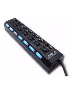 HUB USB 7 puertos con teclas