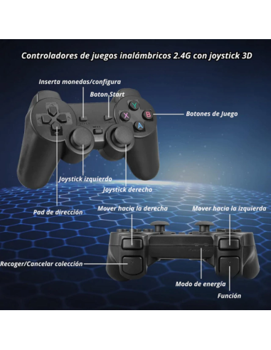 Consola de juegos Game Stick X2 40.000 juegos + 2 joystick inalambricos