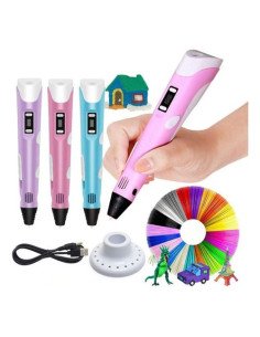 Lapiz 3D recargable con soporta lapicera 99301B