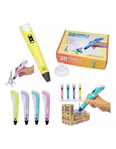 Lapiz 3D recargable con soporta lapicera 99301B