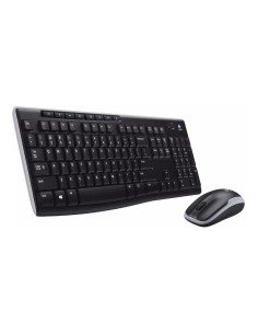 Teclado + Mouse inalambrico Logitech MK270 Negro