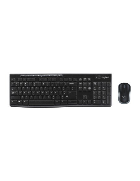 Teclado + Mouse inalambrico Logitech MK270 Negro
