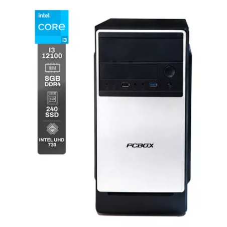 PC Armada INTEL I3 12100 - 8GB RAM - SSD 240GB - Win 11 PCBOX 