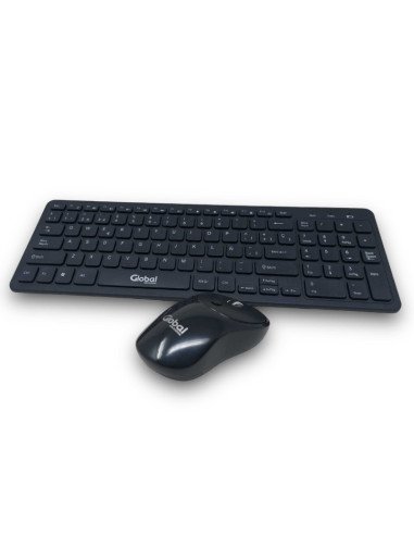 Teclado + Mouse Inalambrico Global (kmg27bkcombowls)