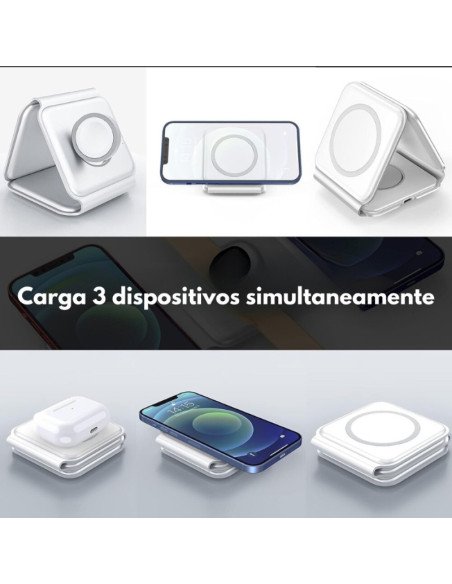 Base de Carga Inalambrica 3 en 1 plegable AAA