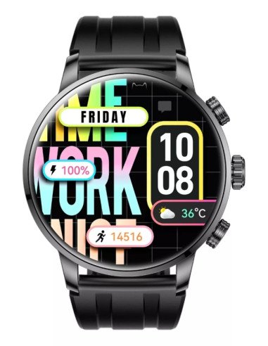 Kieslect KR2 Negro Azulado Smartwatch