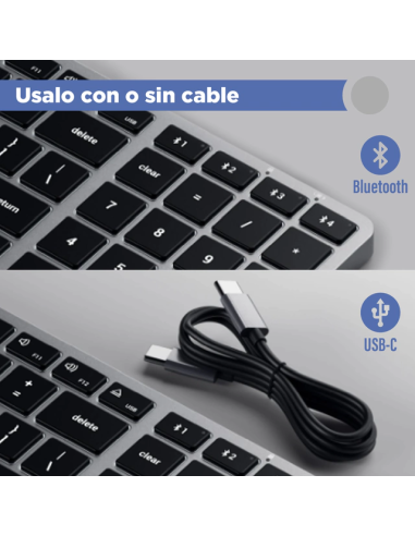 Teclado bluetooth Satechi X2 Blacklit
