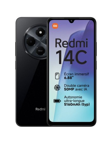 Xiaomi Redmi 14C (256+8GB) Negro Medianoche