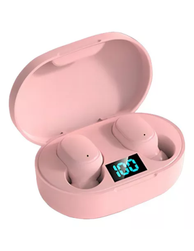 Auricular Bluetooth E6S Rosa