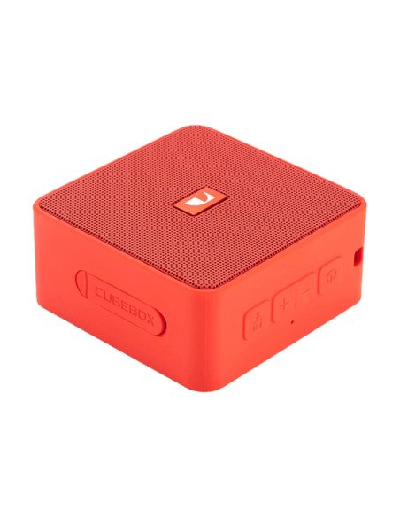 Parlante Bluetooth Nakamichi Cubebox 5W IPX7 (Rojo)