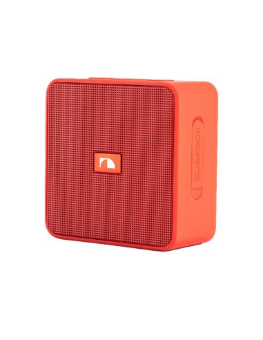 Parlante Bluetooth Nakamichi Cubebox 5W IPX7 (Rojo)