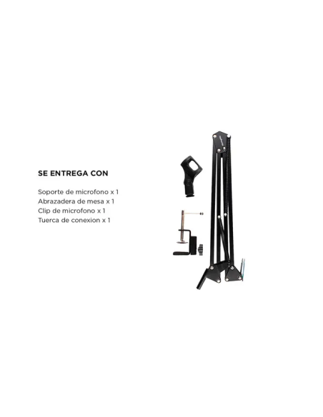 Soporte Para Microfono + Brazo Articulado GADNIC MICCOND9