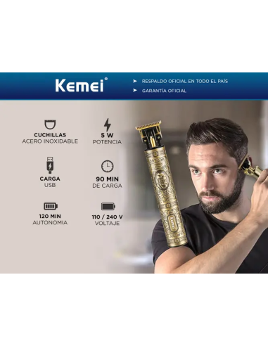 Cortadora de pelo Kemei profesional (KEMEI003)