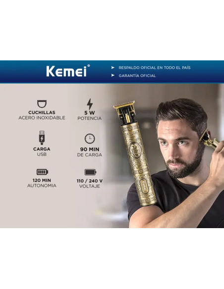Cortadora de pelo Kemei profesional (KEMEI003)