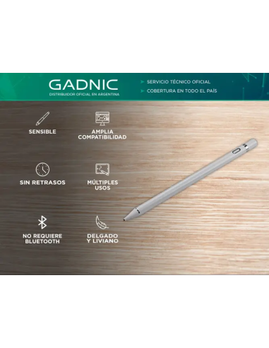 Lapiz capacitivo optico GADNIC para tablet y celular LAPGRAF1