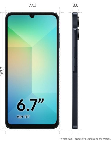 SAMSUNG A06 (64+4GB) Dual SIM Verde