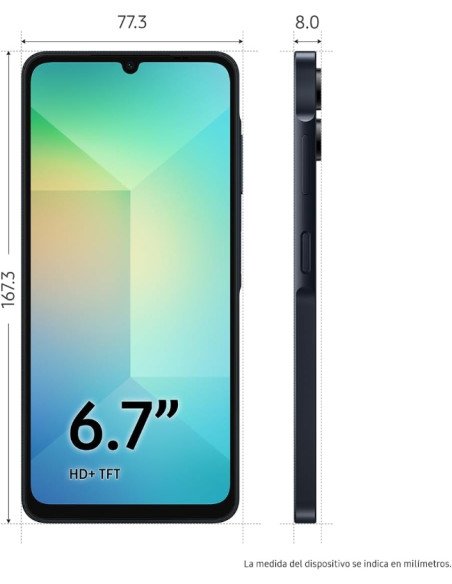 SAMSUNG A06 (64+4GB) Dual SIM Verde