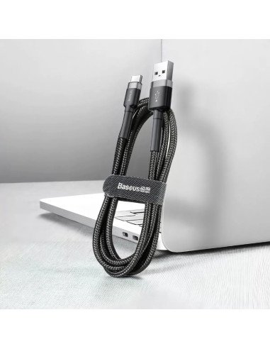 Cable USB A - Tipo C Baseus 1Mts 3A (Catklf-bg1)