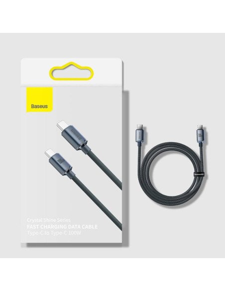 Cable USB Tipo C - Tipo C Baseus 2Mts 5A (pb3256z-1)