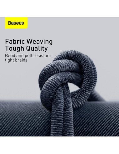 Cable USB Tipo C - Tipo C Baseus 2Mts 5A (pb3256z-1)