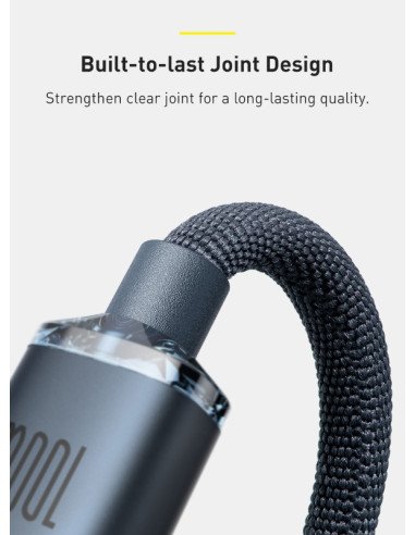 Cable USB Tipo C - Tipo C Baseus 2Mts 5A (pb3256z-1)