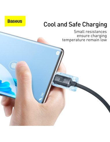 Cable USB Tipo C - Tipo C Baseus 2Mts 5A (pb3256z-1)