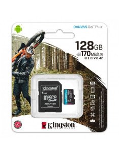 Tarjeta Micro SD 128GB Kingston Canvas GO Plus V30