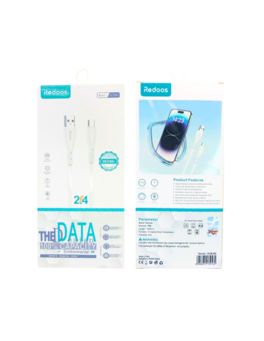 Cable USB Tipo C Redoos 2.4A (Mod DC8086)