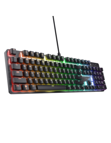 Teclado Gamer Mecanico Trust Zora Gxt871 RGB US