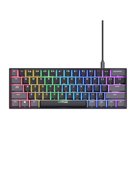 Teclado Gamer Mecanico Trust Acira Gxt867 60% ES
