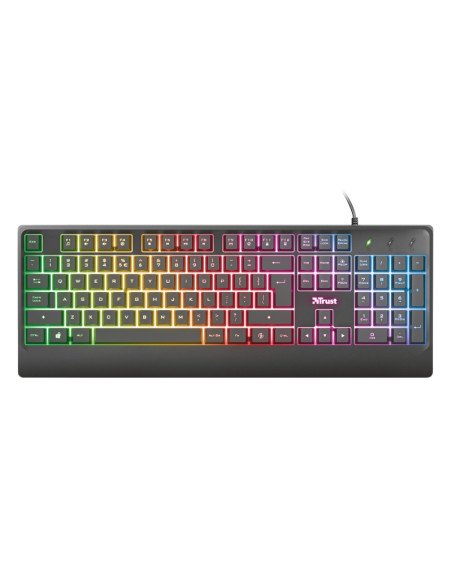 Teclado Gamer Trust Ziva LED RGB ES