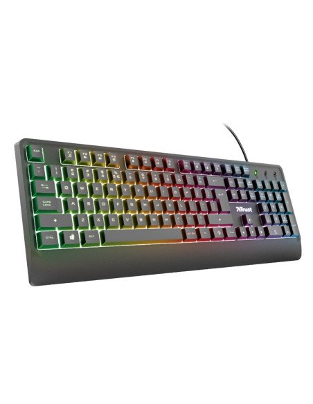 Teclado Gamer Trust Ziva LED RGB ES