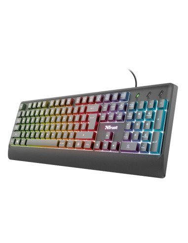Teclado Gamer Trust Ziva LED RGB ES