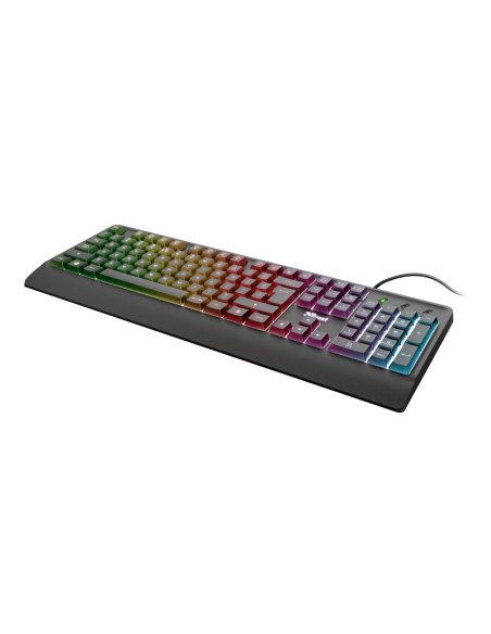 Teclado Gamer Trust Ziva LED RGB ES