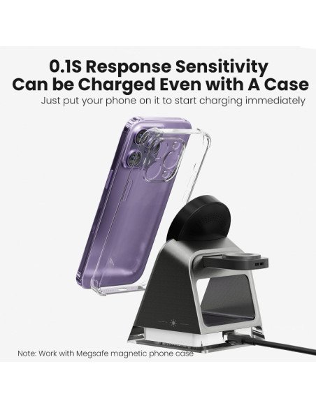 Base de carga inalambrica 3 en 1 Vyvylabs 15w (W83)