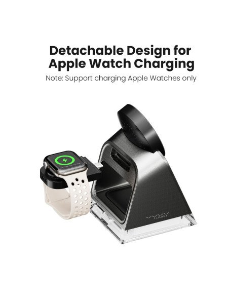 Base de carga inalambrica 3 en 1 Vyvylabs 15w (W83)