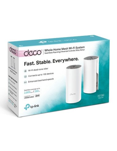 Sistema Mesh Tp-Link Deco E4 - 2 nodos