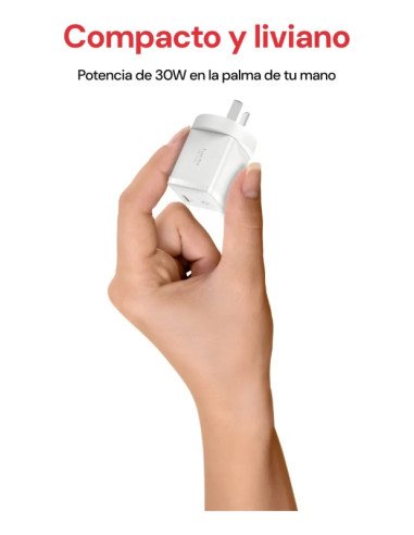 Cargador Tipo C Spigen Essential 30W con cable Tipo C (EE301AR)