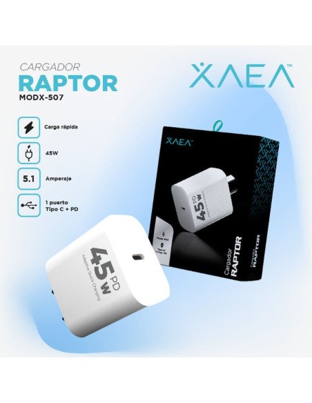 Fuente Tipo C 45W XAEA (MOD 507)