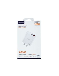 Cargador Tipo C 45w + Tipo A + Cable C a C Redoos