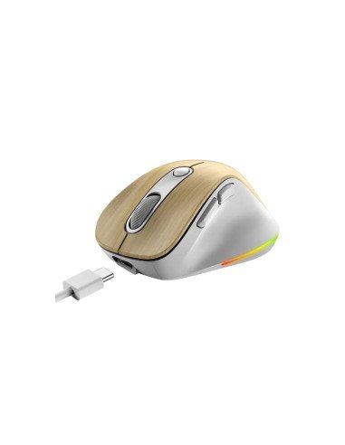 Mouse Bluetooth Genius Ergo 9000S Pro silent (Pine Wood)