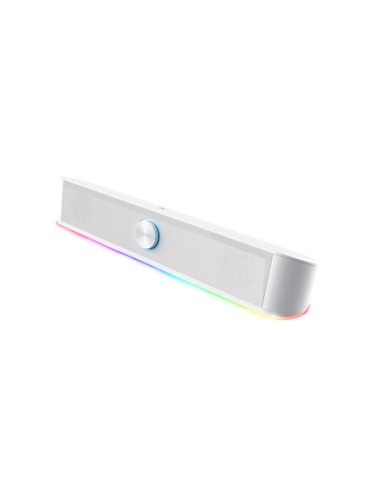 Barra de sonido Trust Thorne RGB blanca (Gxt619W)