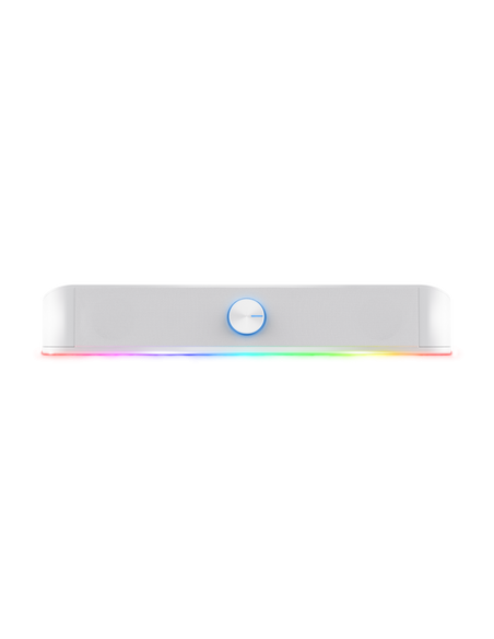 Barra de sonido Trust Thorne RGB blanca (Gxt619W)