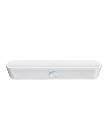 Barra de sonido Trust Thorne RGB blanca (Gxt619W)
